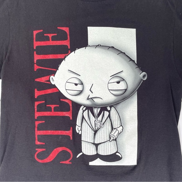 Vintage Stewie Griffin Graphic Size M Unisex Family Guy Scarface Gangster Y2K - Picture 3 of 11